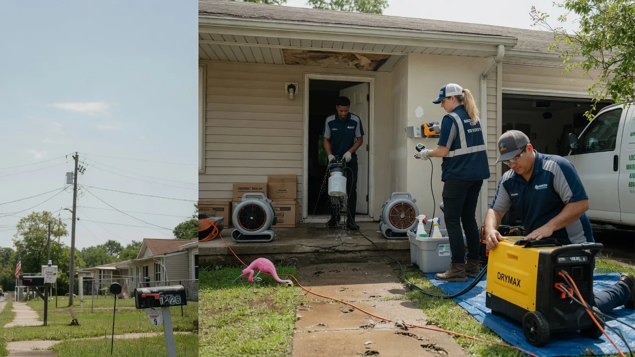 Storm Damage Water Removal in Midwest City, OK near me